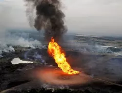 пожар на нефтепроводе